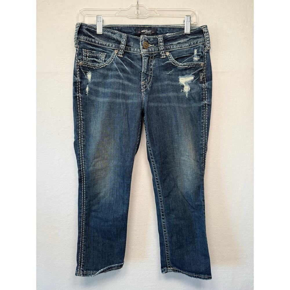 Silver Jeans Suki Low Rise Capri Jeans,  Women's Size 29